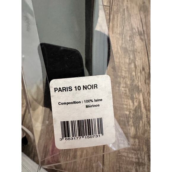 Laulhere France Crimson Black Wool Beret Eiffel Tower Tam Hat French wool NWT